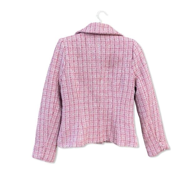 NWT More To Come Ashtyn Tweed Blazer in Baby Pink Revolve S - Picture 7 of 11